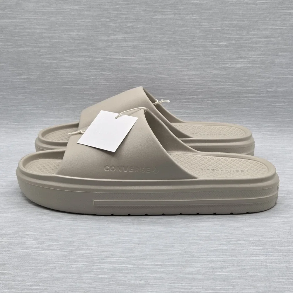 Converse Men's 9 Slides Brown Sandals Comfort Beach Sport Women's 10 A12175C